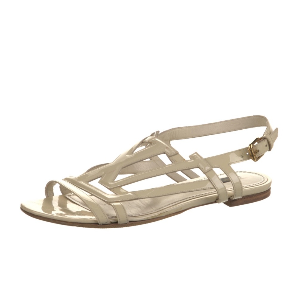 Louis Vuitton patent leather logo sandals - Picture 2 of 5